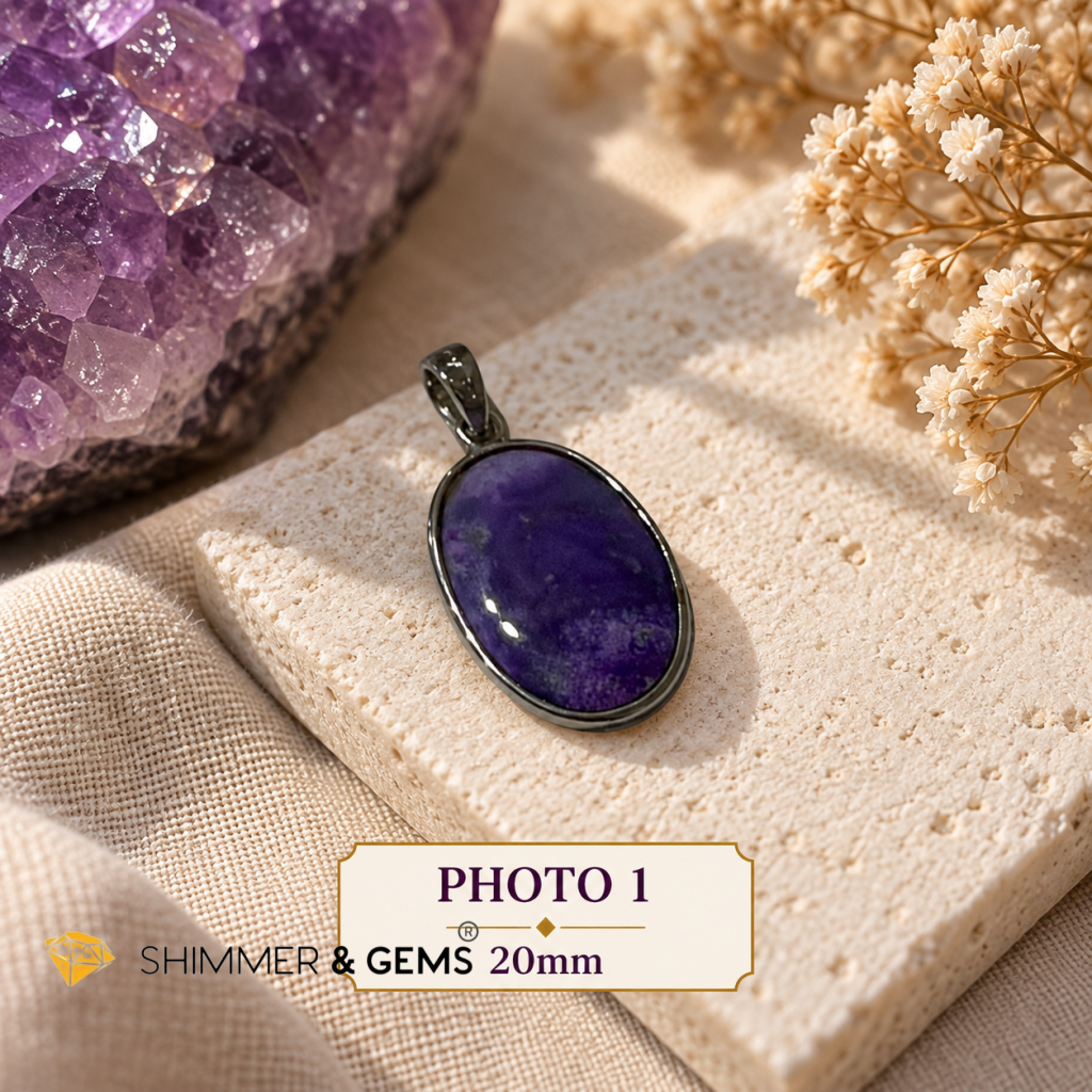 Sugilite Premium Pendant 925 Silver