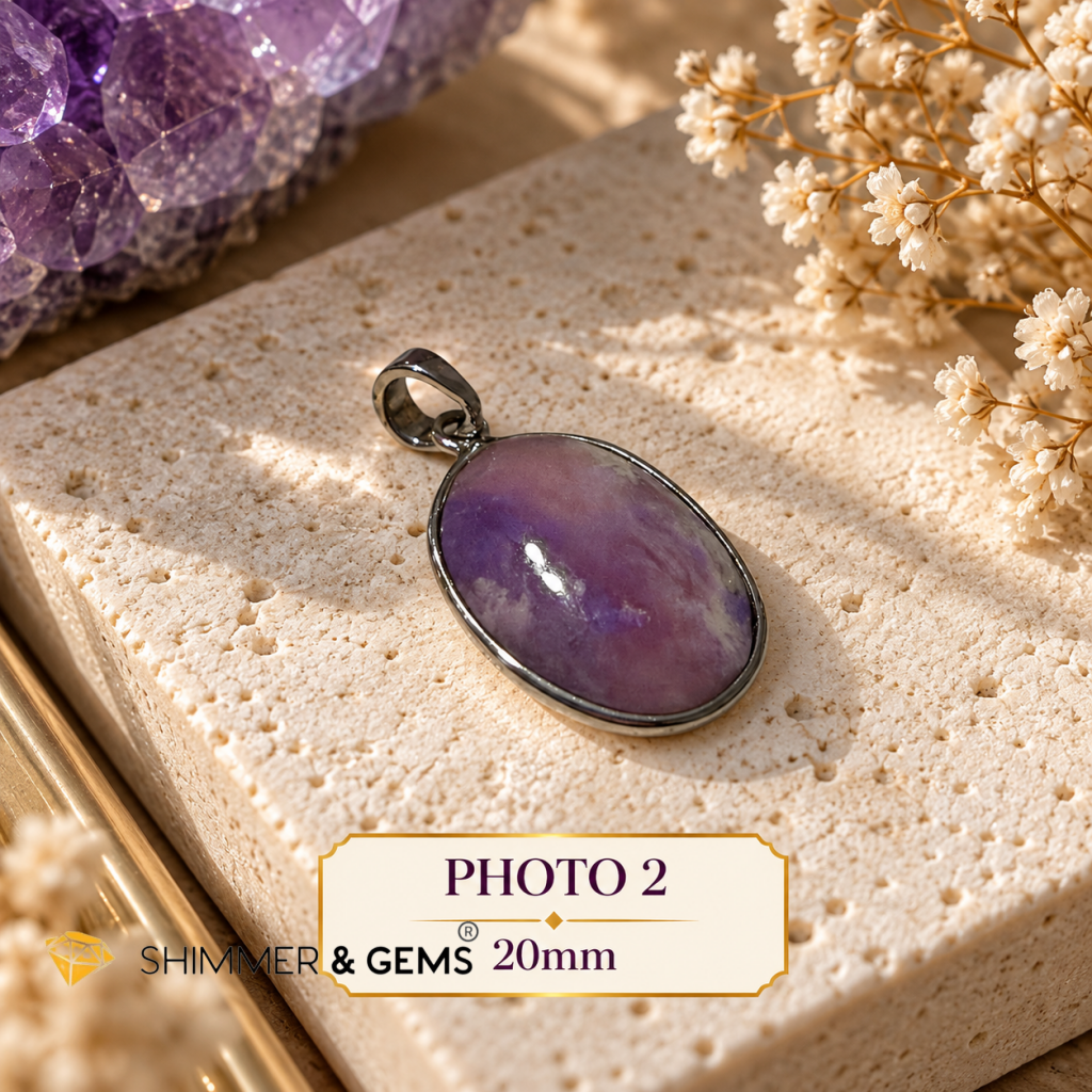 Sugilite Premium Pendant 925 Silver