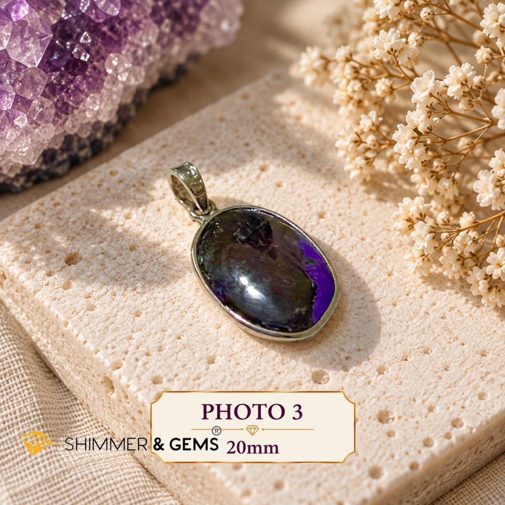 Sugilite Premium Pendant 925 Silver