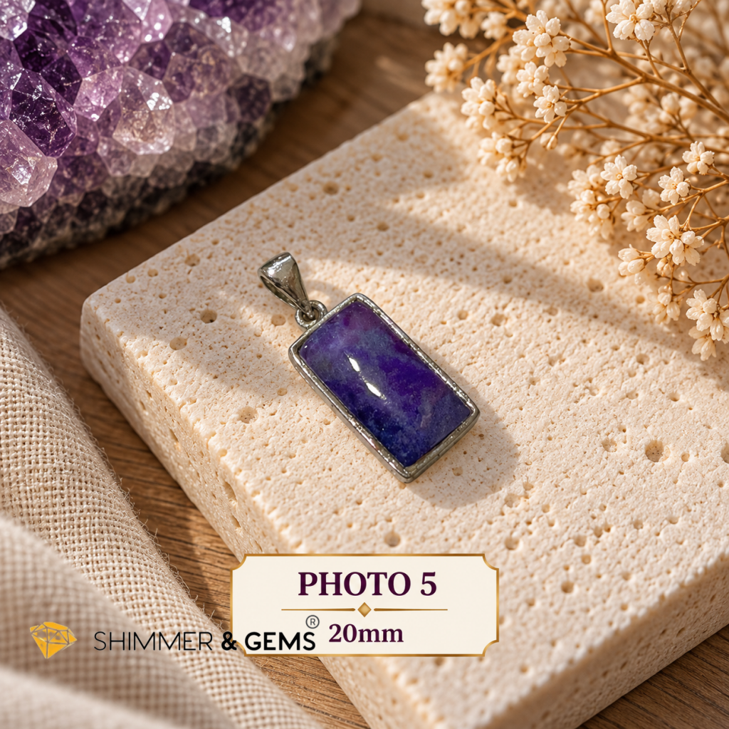 Sugilite Premium Pendant 925 Silver