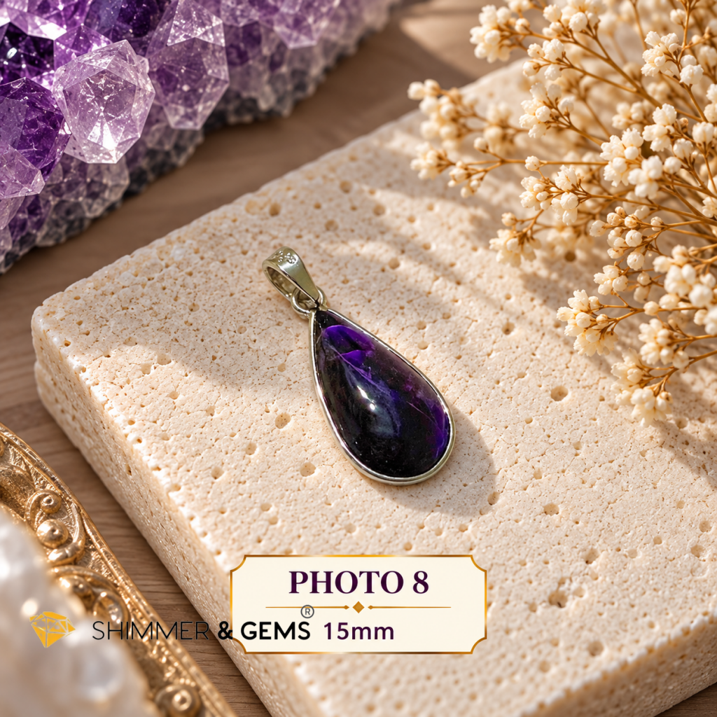 Sugilite Premium Pendant 925 Silver