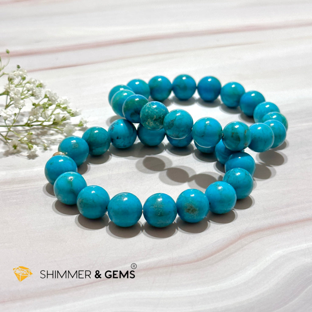 Turquoise Natural Aaaa Grade 12Mm Bracelet (Persia)