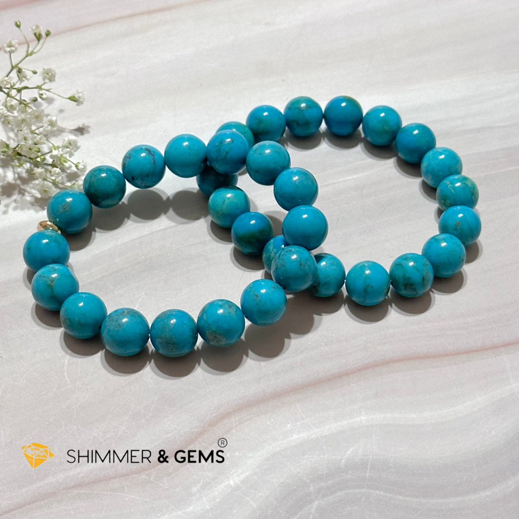 Turquoise Natural Aaaa Grade 12Mm Bracelet (Persia)