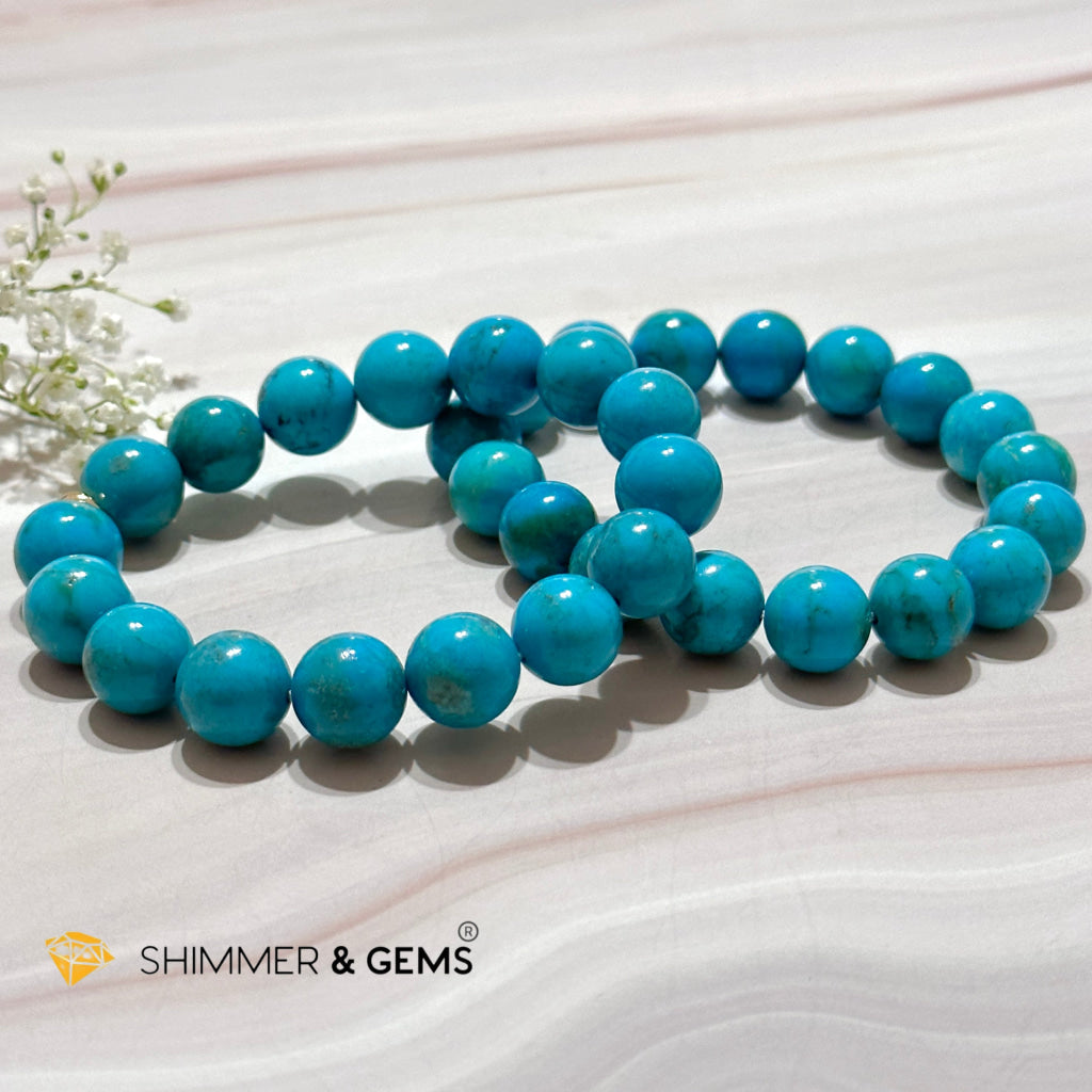 Turquoise Natural Aaaa Grade 12Mm Bracelet (Persia)