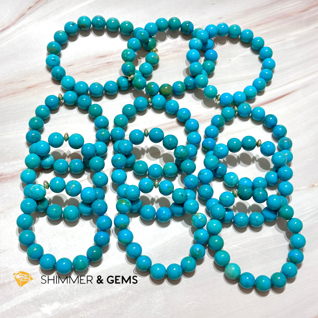 Turquoise Natural Aaaa Grade 12Mm Bracelet (Persia)