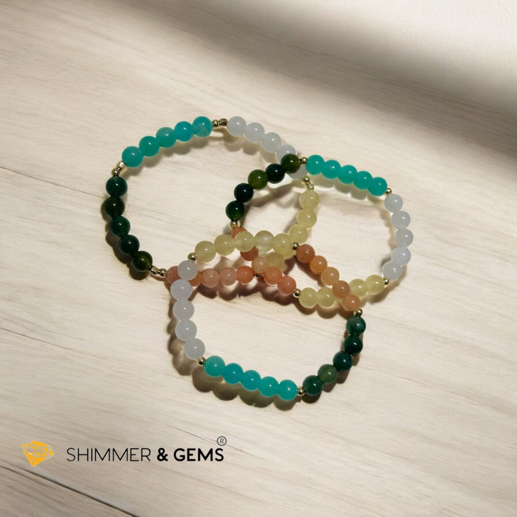 Wheel of Balance Bracelet (5 Elements Blessings) Pre-Coded & Attuned