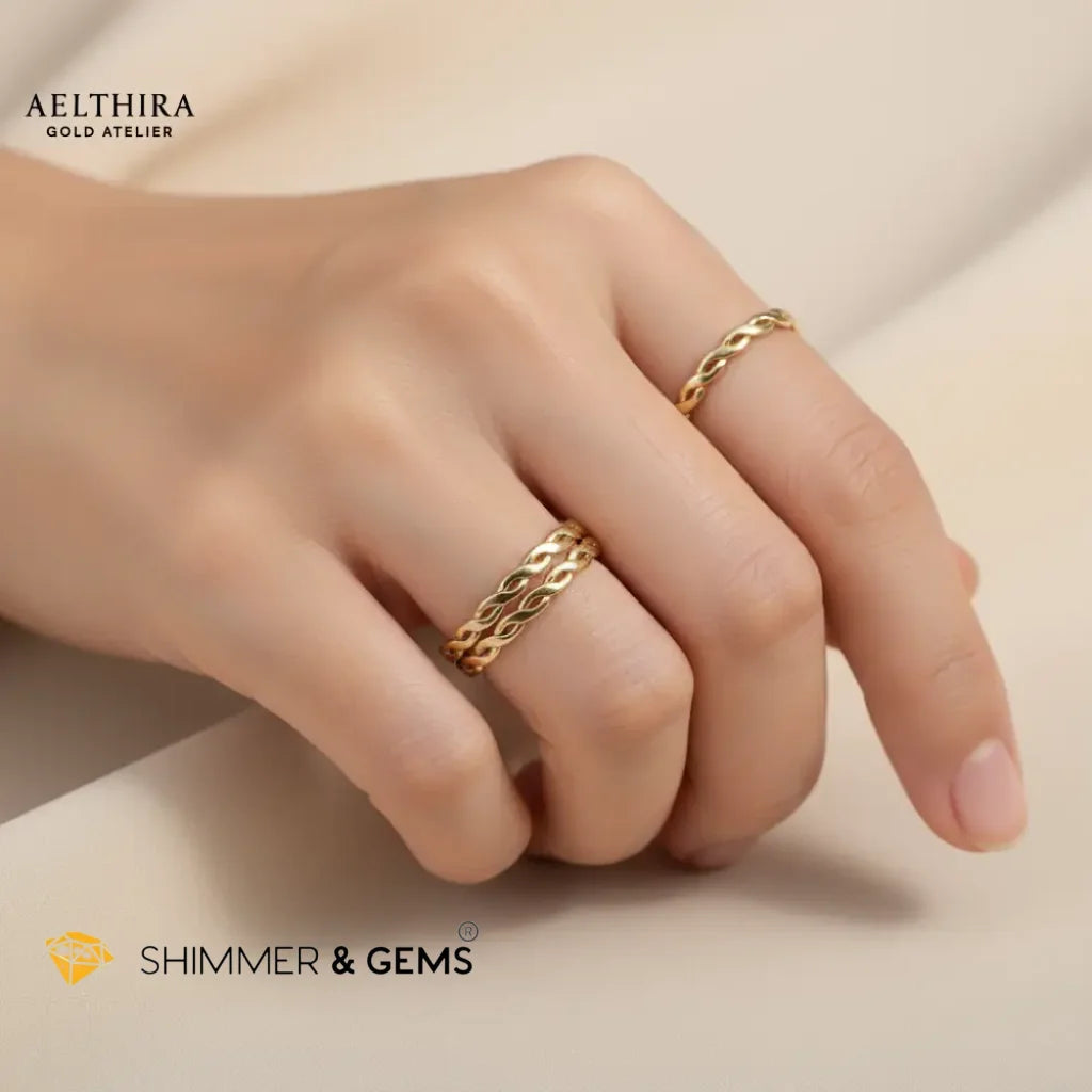 Woven 14K Gold Filled Ring (1.5mm)
