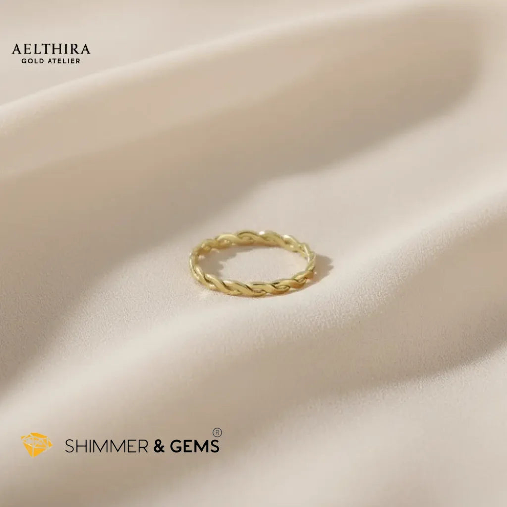 Woven 14K Gold Filled Ring (1.5mm)