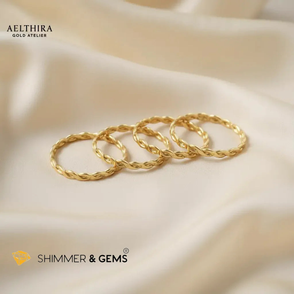 Woven 14K Gold Filled Ring (1.5mm)