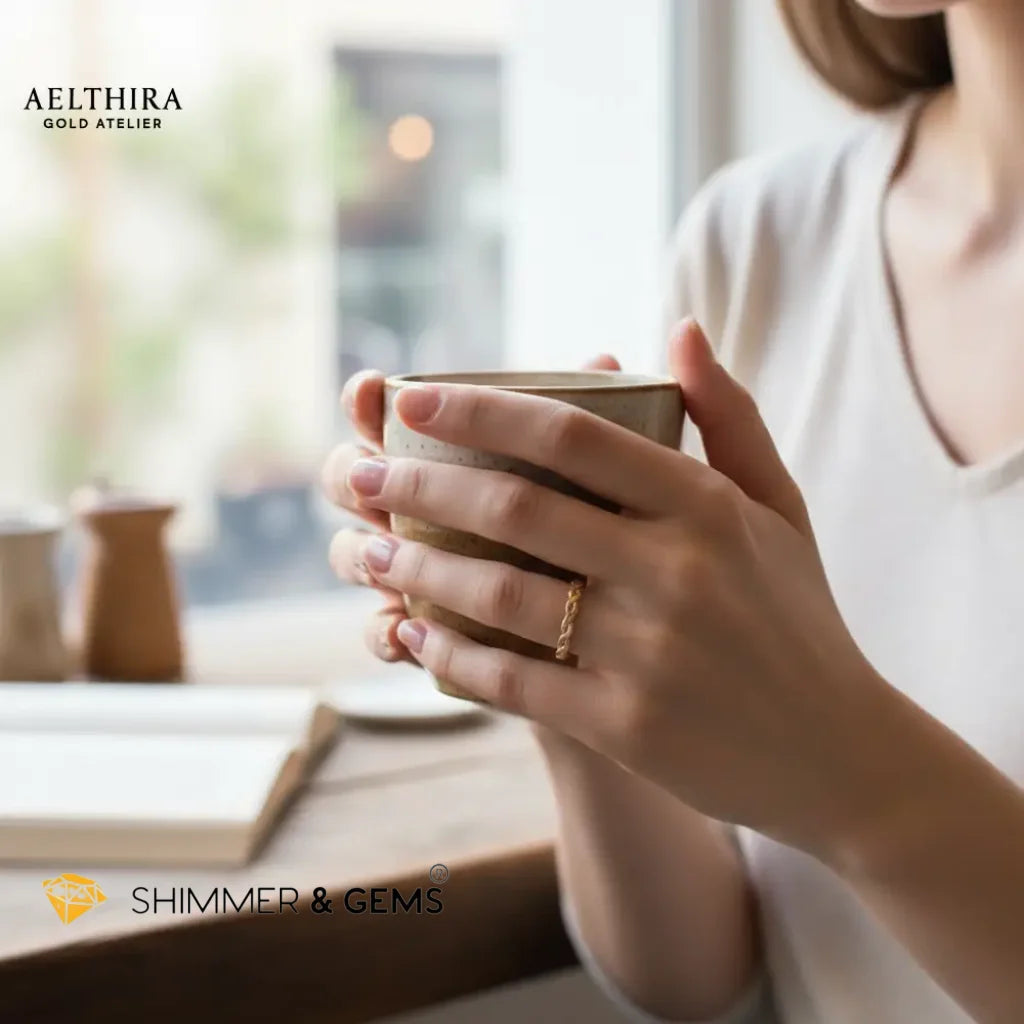 Woven 14K Gold Filled Ring (1.5mm)