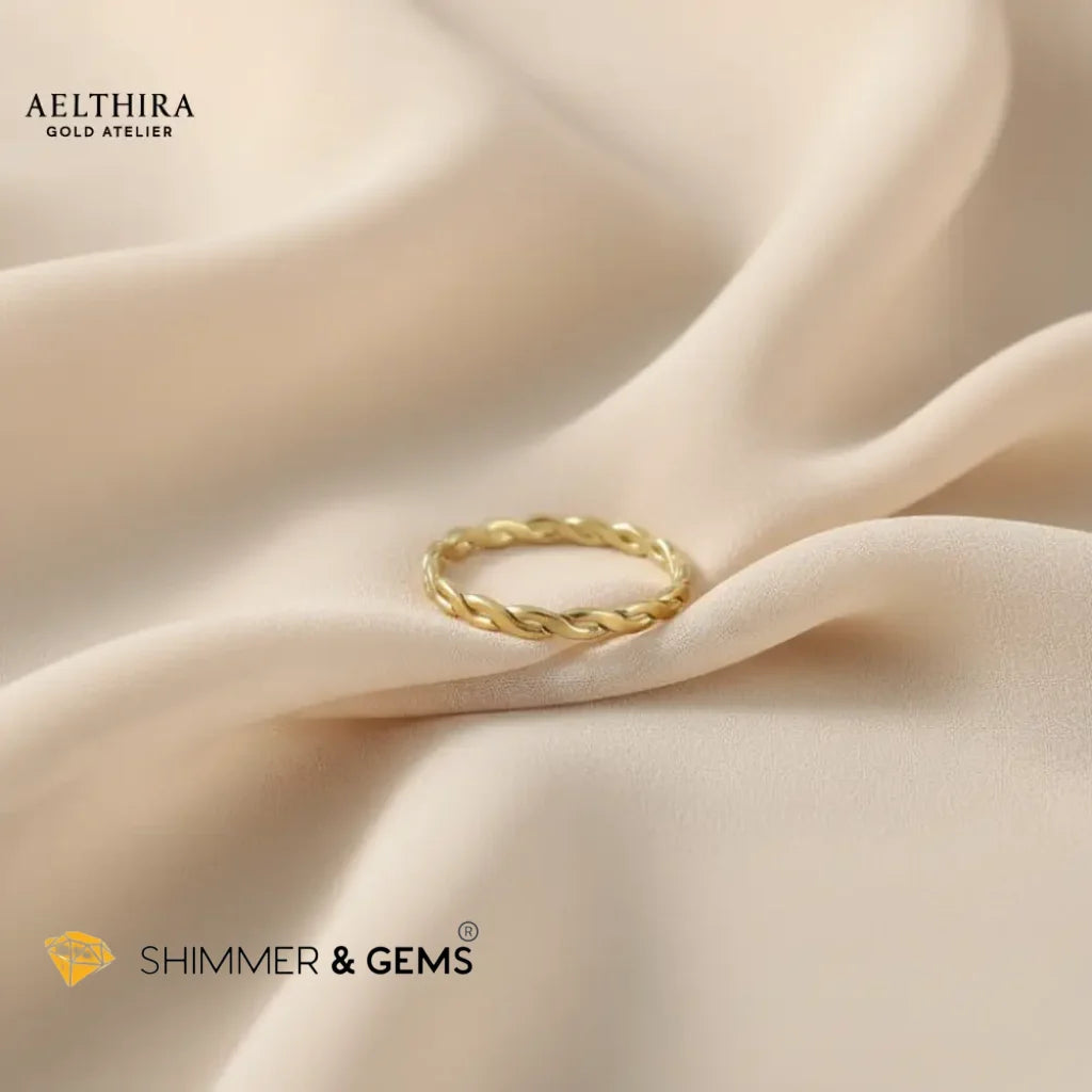Woven 14K Gold Filled Ring (1.5mm)
