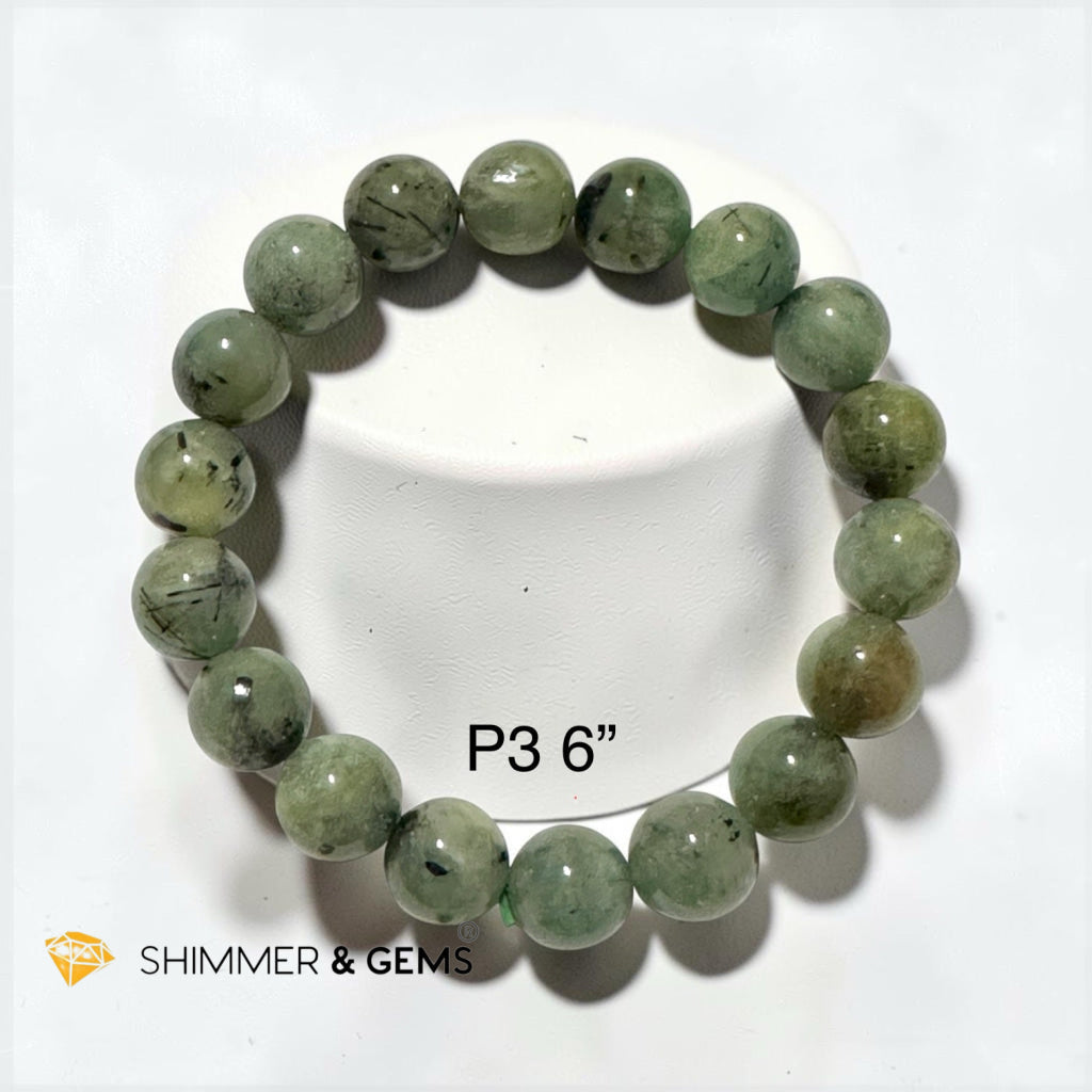Zambian Emerald 10MM Bracelet (Second Luckiest Stone in the World) AA Grade